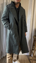 Load image into Gallery viewer, True Vintage Mens Swiss Army Grey Wool Double Breasted Long Coat