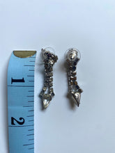 Load image into Gallery viewer, Vintage 90s Rhinestone Drop Earrings