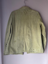Load image into Gallery viewer, Vintage Pistachio Green Suede Leather Jacket