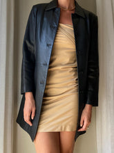 Load image into Gallery viewer, Vintage BCBG Max Azria Mini Dress, Nude Spaghetti Strap, 90s Chic