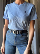 Load image into Gallery viewer, Vintage Ralph Lauren Cotton Sky Blue Polo T Shirt