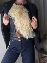 Load image into Gallery viewer, Vintage 80s Didier Ronsard Mohair Leather Oversized Sweater, Made in France