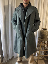 Load image into Gallery viewer, True Vintage Mens Swiss Army Grey Wool Double Breasted Long Coat