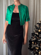 Load image into Gallery viewer, Vintage Black Velvet Strapless Long Dress Gown