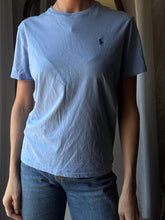 Load image into Gallery viewer, Vintage Ralph Lauren Cotton Sky Blue Polo T Shirt