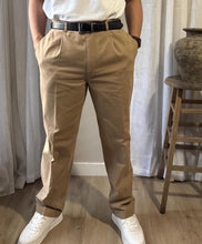 Load image into Gallery viewer, Vintage Polo Ralph Lauren Mens Cotton Khaki Pants : Front Pleats Cuffed Hem