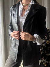 Load image into Gallery viewer, Vintage 80s Oversized Leather Blazer Jacket