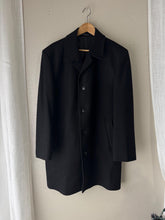 Load image into Gallery viewer, Classic Vintage London Fog Black Wool Mens Long Peacoat