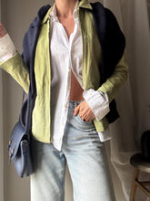 Load image into Gallery viewer, Vintage Pistachio Green Suede Leather Jacket