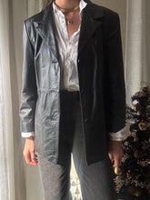 Load image into Gallery viewer, Vintage 80s Oversized Leather Blazer Jacket