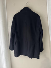 Load image into Gallery viewer, Vintage Wool Mens Double Breasted Collared Peacoat Cotton Lining