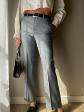 Load image into Gallery viewer, Vintage Grey Straight leg Trousers 33" Inseam