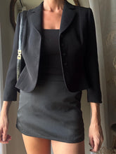 Load image into Gallery viewer, Vintage Y2K 2000s Sporty Black Mini Skirt Pockets
