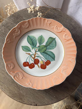 Load image into Gallery viewer, Vintage Mottahedeh Vista Alegre Fruit Design Dinner Plates Crafted in Portugal Set of 6
