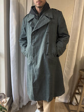 Load image into Gallery viewer, True Vintage Mens Swiss Army Grey Wool Double Breasted Long Coat