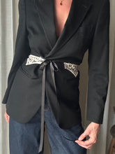 Load image into Gallery viewer, Vintage French Lace Upcycled Ribbon Belt Handmade