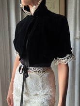 Load image into Gallery viewer, Vintage Tiered Lace Mini Skirt