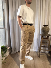 Load image into Gallery viewer, Vintage Polo Ralph Lauren Mens Cotton Khaki Pants : Front Pleats Cuffed Hem