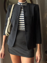 Load image into Gallery viewer, Vintage Y2K 2000s Sporty Black Mini Skirt Pockets