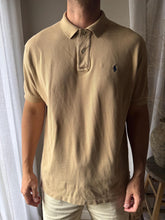 Load image into Gallery viewer, Vintage Ralph Lauren Polo Classic Beige Khaki Cotton Short Sleeve Collared Shirt Mens