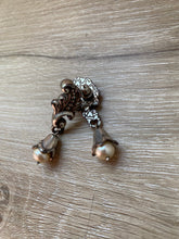 Load image into Gallery viewer, Vintage 90s Silver Pearl Drop Earrings