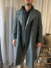 Load image into Gallery viewer, True Vintage Mens Swiss Army Grey Wool Double Breasted Long Coat