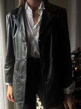 Load image into Gallery viewer, Vintage 80s Oversized Leather Blazer Jacket