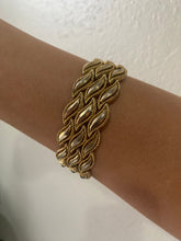 Load image into Gallery viewer, Vintage Gold Tone Wide Bracelet