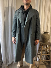 Load image into Gallery viewer, True Vintage Mens Swiss Army Grey Wool Double Breasted Long Coat