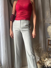 Load image into Gallery viewer, Vintage Dead Stock Sage Green Suit Blazer Wide Leg Trouser Set NWT