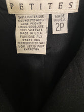 Load image into Gallery viewer, Vintage Double Breasted Black Blazer