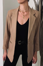 Load image into Gallery viewer, Vintage Wool Camel Blazer
