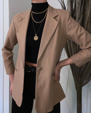 Load image into Gallery viewer, Vintage Wool Camel Blazer