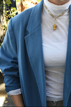 Load image into Gallery viewer, Vintage Cornflower Blue Wool Blazer