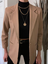 Load image into Gallery viewer, Vintage Wool Camel Blazer