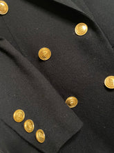 Load image into Gallery viewer, Vintage Double Breasted Black Blazer