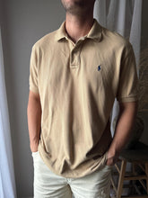 Load image into Gallery viewer, Vintage Ralph Lauren Polo Classic Beige Khaki Cotton Short Sleeve Collared Shirt Mens
