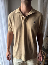Load image into Gallery viewer, Vintage Ralph Lauren Polo Classic Beige Khaki Cotton Short Sleeve Collared Shirt Mens
