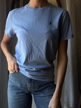 Load image into Gallery viewer, Vintage Ralph Lauren Cotton Sky Blue Polo T Shirt
