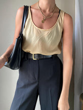 Load image into Gallery viewer, Vintage Tan Slightly Sheer Tank Top
