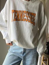 Load image into Gallery viewer, Secondhand White Orange Tennessee Oversized Sweatshirt
