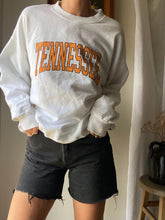 Load image into Gallery viewer, Secondhand White Orange Tennessee Oversized Sweatshirt
