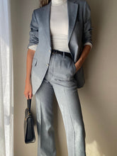 Load image into Gallery viewer, Vintage Grey Straight leg Trousers 33" Inseam
