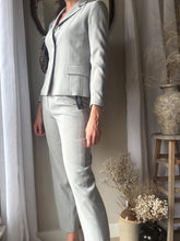 Load image into Gallery viewer, Vintage Dead Stock Sage Green Suit Blazer Wide Leg Trouser Set NWT
