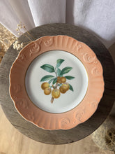 Load image into Gallery viewer, Vintage Mottahedeh Vista Alegre Fruit Design Dinner Plates Crafted in Portugal Set of 6
