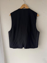 Load image into Gallery viewer, Vintage Versace Black Wool Waistcoat Vest Made in Italy
