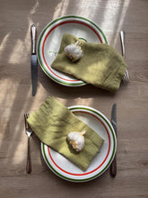 Load image into Gallery viewer, Vintage Italian Pasta Dish Plate Set of Four Hand Painted Made in Italy
