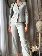 Load image into Gallery viewer, Vintage Dead Stock Sage Green Suit Blazer Wide Leg Trouser Set NWT
