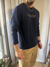 Load image into Gallery viewer, Vintage Ralph Lauren Polo Sport Navy Blue Cotton Long Sleeve TShirt Mens
