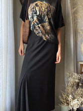 Load image into Gallery viewer, Classic Vintage Black Long Maxi Skirt Tall
